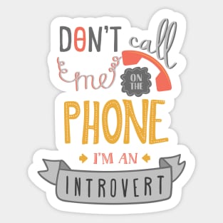 Don't call me Sticker